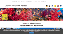 Desktop Screenshot of dolphinbaydivers.com